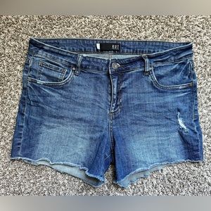 KFTK Kut From The Kloth Gidget Fray Shorts | Size 12